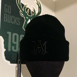 AMIRI Black Knit Beanie